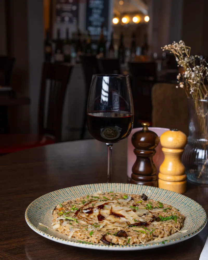 Tryffelrisotto med svamp och parmesan
